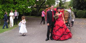 Mariage en Rouge & Noir